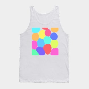 Colorful small circle art design Tank Top